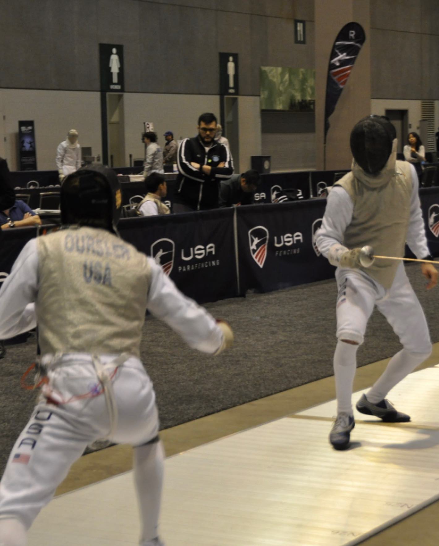 Great fencing from Kaveh Shafaie and William Chang at the April NAC in